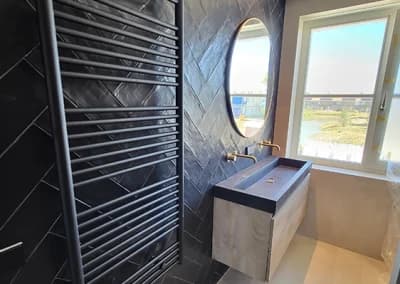 Nieuwe badkamer installatie