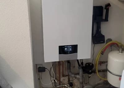 CV-ketel en leidingwerk