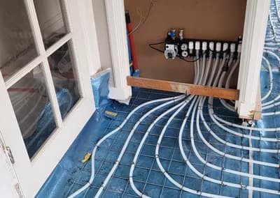 Vloerverwarming project Voorburg jaren-30 woning